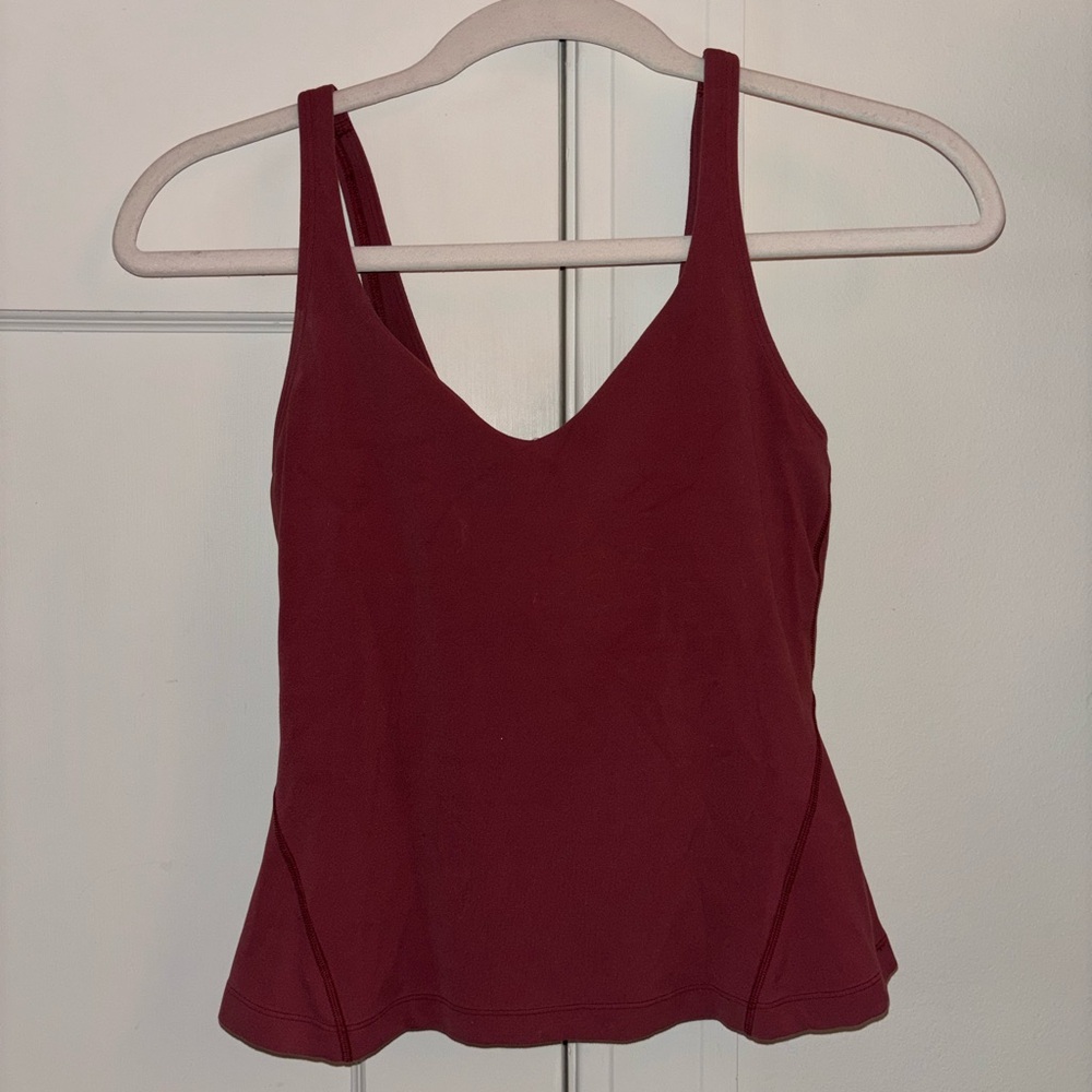 Lululemon Align Tank Waist Length / Garnet / Size 4